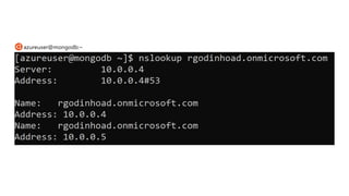 MongoDB World 2018: Partner Talk - Microsoft: LDAP in the Enterprise: Integrating MongoDB with Azure Active Directory Domain Services