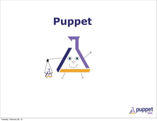 Puppet




Tuesday, February 26, 13
 