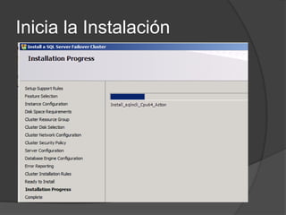 Inicia la Instalación