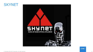 27© Copyright 2016 EMC Corporation. All rights reserved.
SKYNET
 
