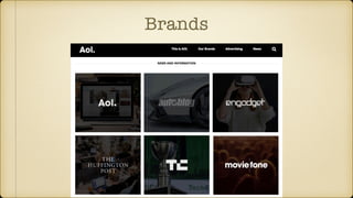 Brands
 