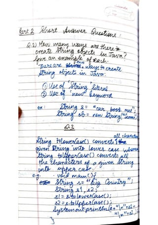 ICSE Computer Applications Class X Handwritten Notes