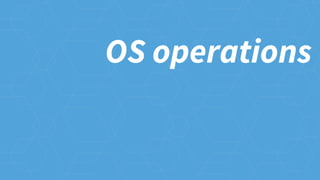 OS operations
 