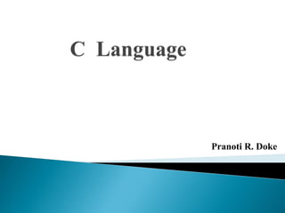 Pranoti R. Doke
 