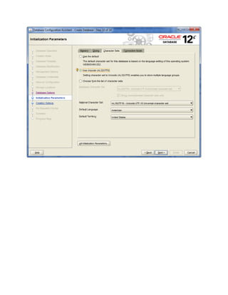 Create non-cdb (traditional) oracle database 12c on windows
