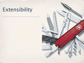 Extensibility
 