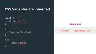 CSS Variables are inherited
 