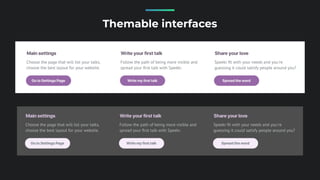 Themable interfaces
 