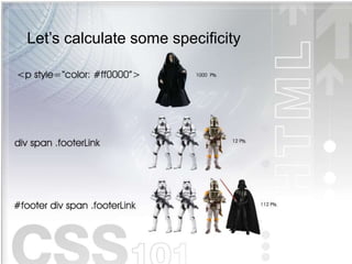 Let’s calculate some specificity
 