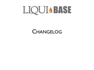 CHANGELOG
 