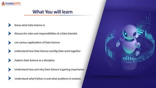 Data Science with Python Lesson 1 - InsideAIML