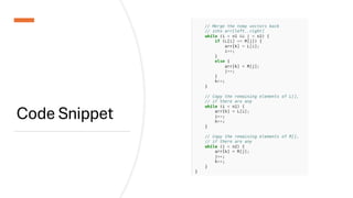 Code Snippet
 