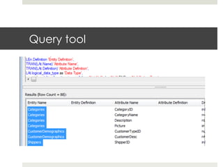 Query tool
 