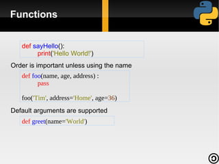 Scalable – can play nicely with other languages 