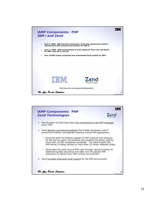 DB2 Storage Engine for MySQL and Open Source Applications Session