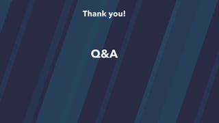 Thank you!
Q&A
 