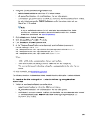 Deployment guide for share point 2013