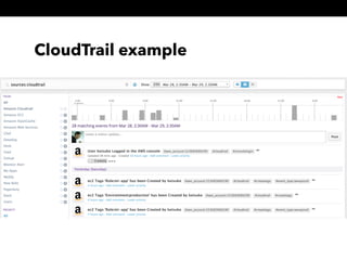 CloudTrail example
 