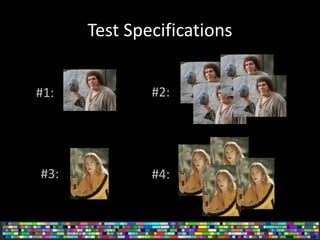 Test Specifications
#1: #2:
#3: #4:
 