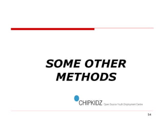 SOME OTHER METHODS 