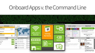 OnboardAppsv.theCommandLine
@kinoma
 