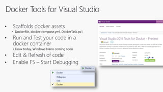 Deploying .net core apps to Docker - dotnetConf Local Bengaluru