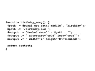 Drupal Development