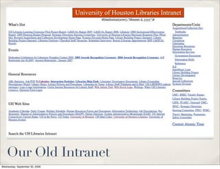 Our Old Intranet
 