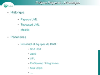 Eclipse Papyrus - Solutions Linux 2009