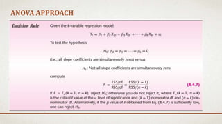 ANOVA APPROACH
 