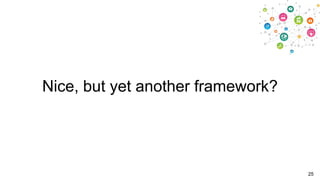 Nice, but yet another framework?

25

 
