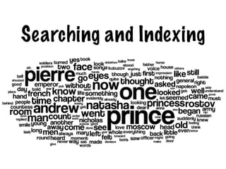 Searching and Indexing
 