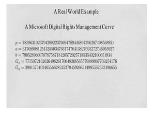 Elliptic curve protocol