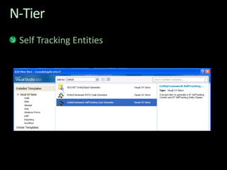 N-TierSelf Tracking Entities