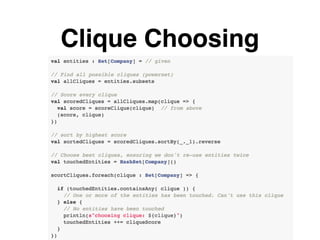 Clique Choosing
 