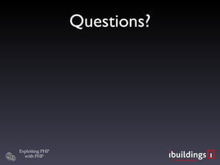 Questions? 