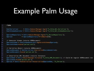 Example Palm Usage
 