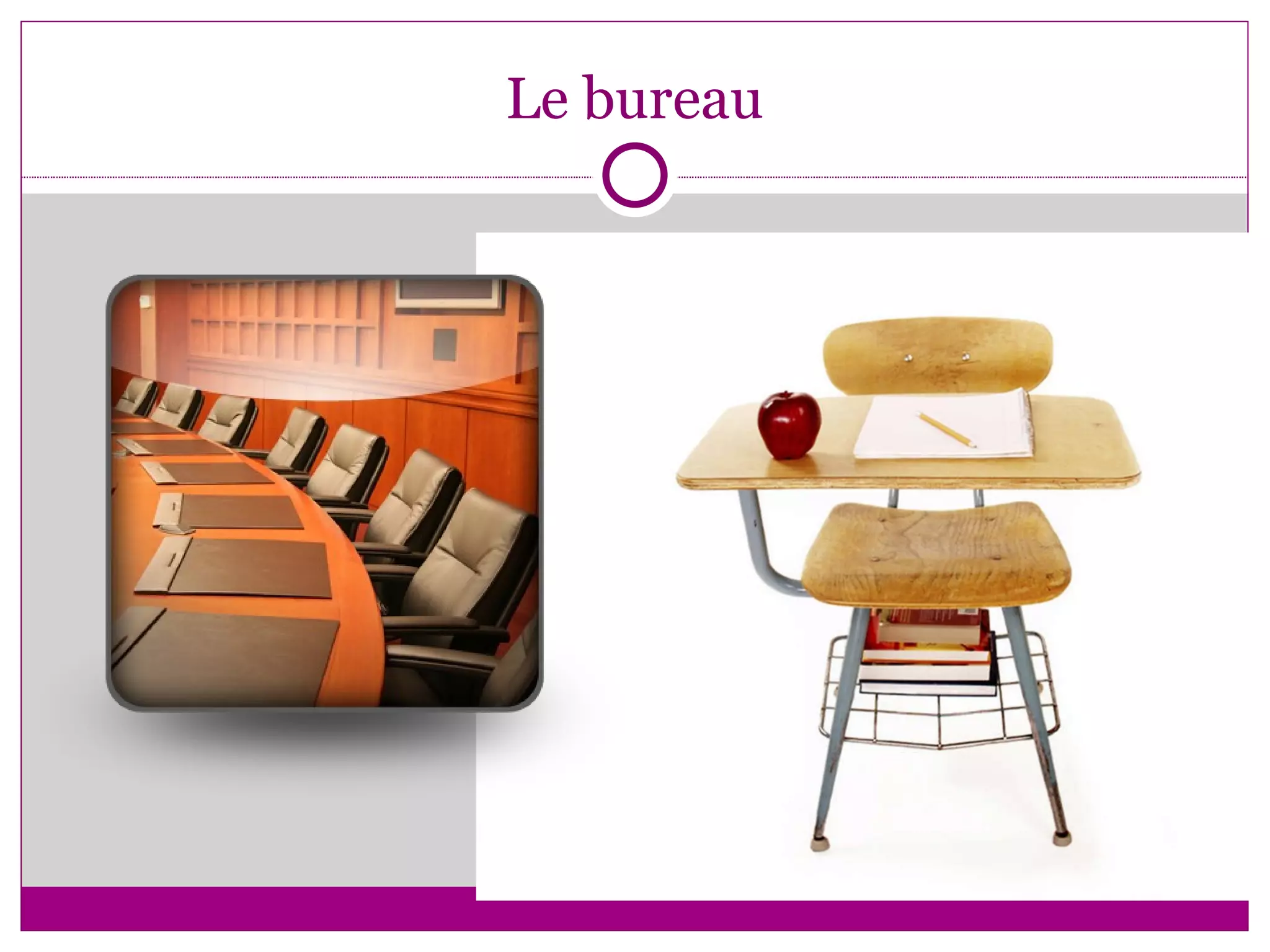 Le bureau 