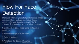 Flow For Face
Detection
 