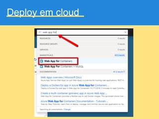 Deploy em cloud
 