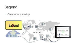  Orestes as a startup
Baqend
 
