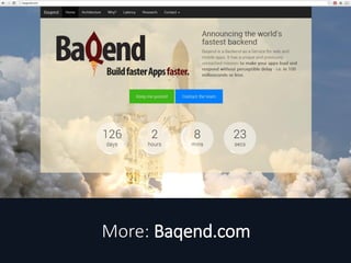 More: Baqend.com
 