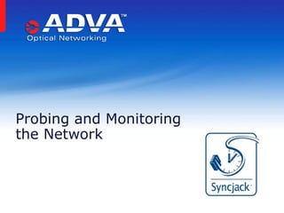 Probing and Monitoring
the Network

 