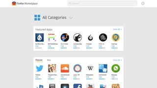Firefox OS, HTML5 to the next level - Python Montreal - 2014-05-12