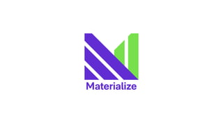 How to use Standard SQL over Kafka: From the basics to advanced use cases | Frank McSherry, Materialize