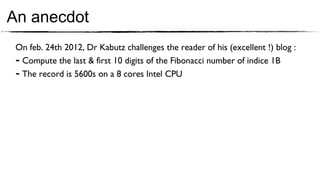 An anecdot
 