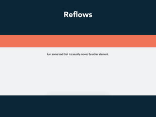 Reﬂows
 