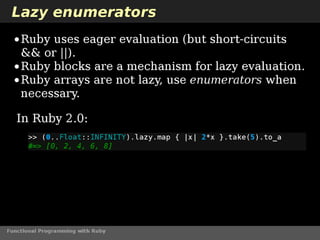 Functional Programming with Ruby