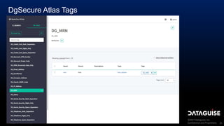 ©2017 Dataguise, Inc.
Confidential and Proprietary
DgSecure Atlas Tags
25
 