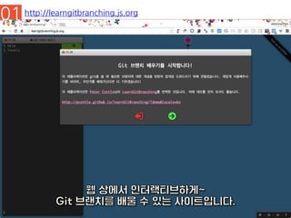 01 http://learngitbranching.js.org
 